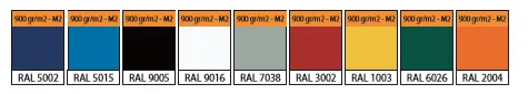 Beschikbare kleuren NovoFold