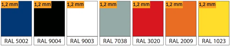 Beschikbare kleuren Strong Outdoor
